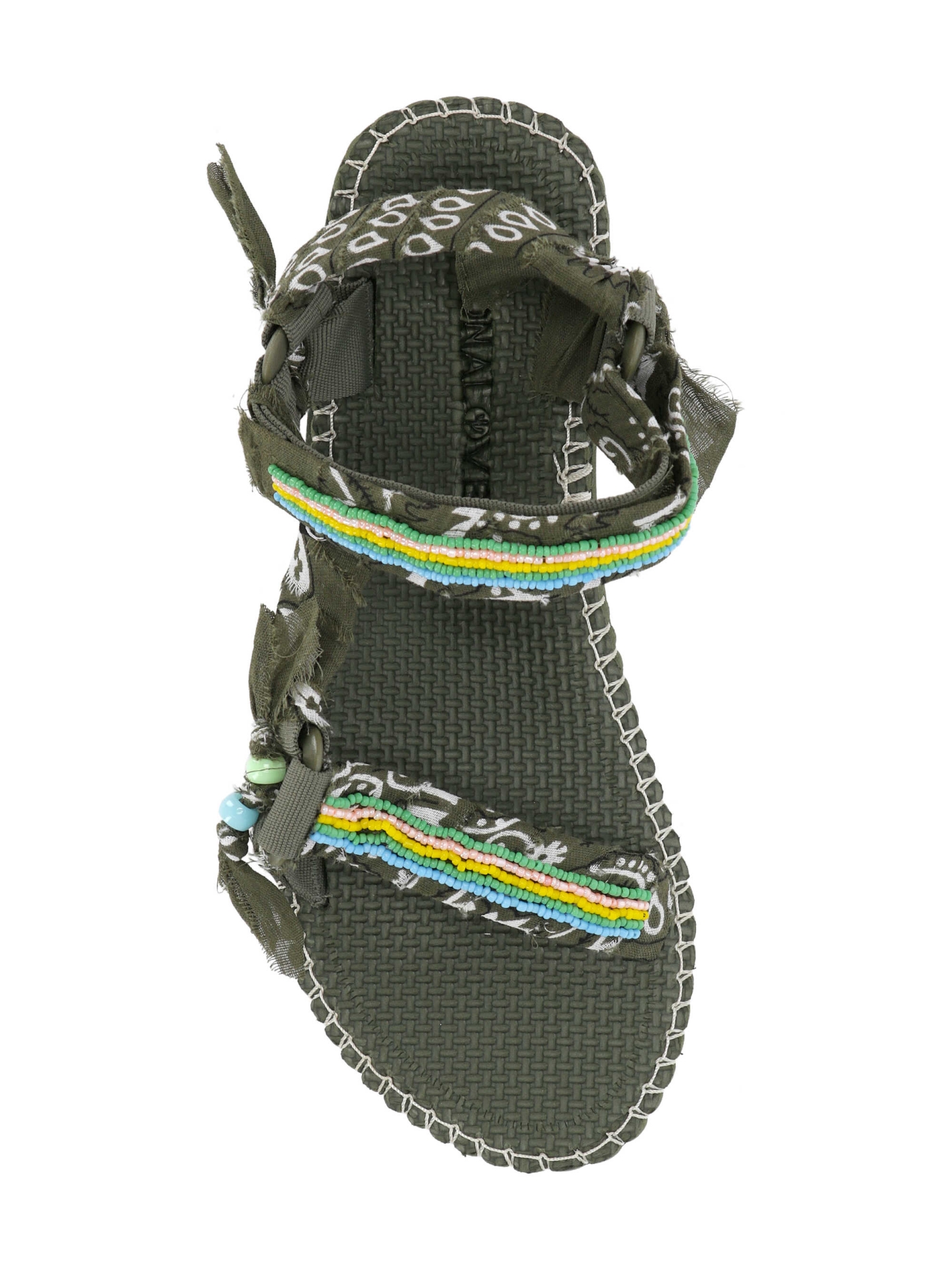 [ARIZONA LOVE] Sandals SS26 TKKAKISTITCHMULTI BEADS