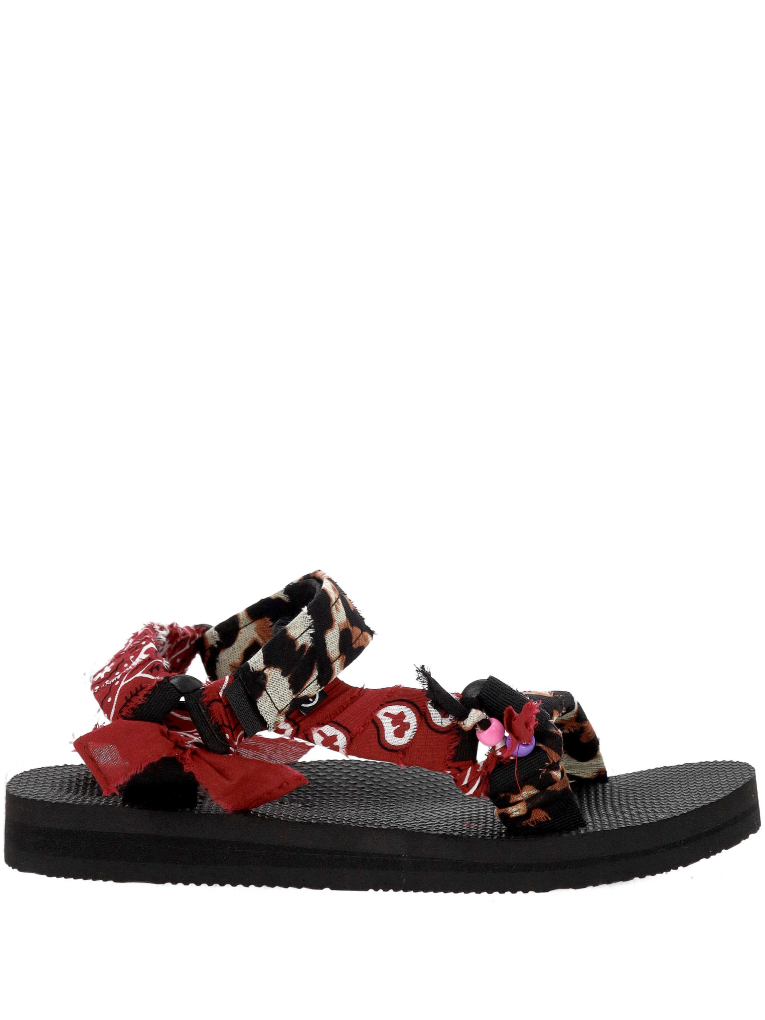 [ARIZONA LOVE] Sandals SS26 TKLEOPARDBURGUNDYLEO BURGUNDY BANDANA