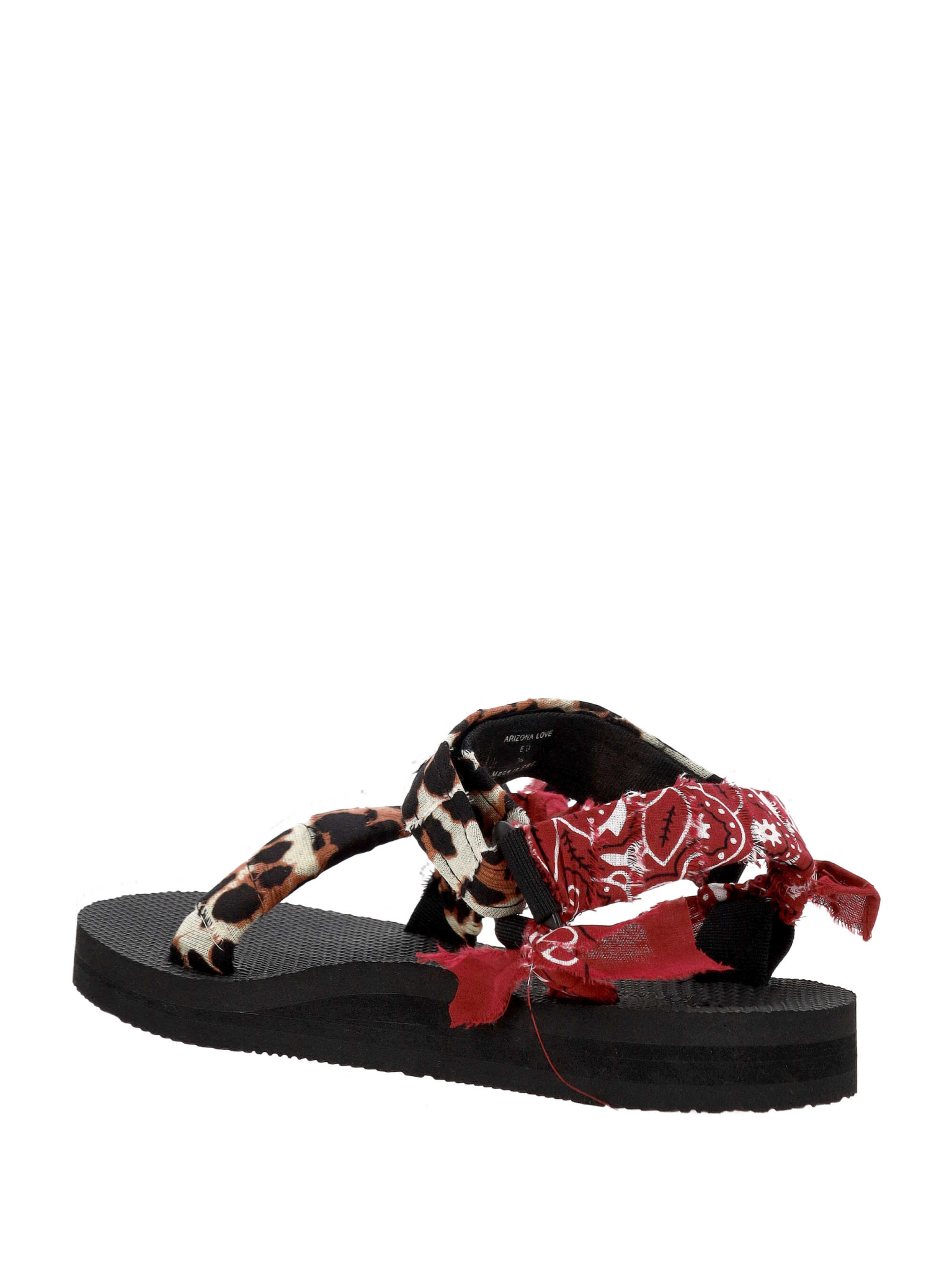 [ARIZONA LOVE] Sandals SS26 TKLEOPARDBURGUNDYLEO BURGUNDY BANDANA