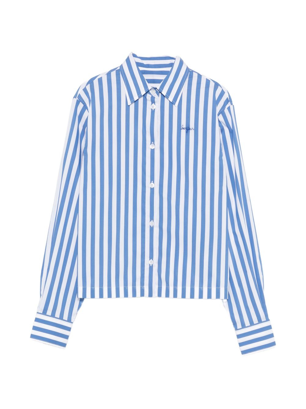 [MAISON LABICHE] Shirts Long Sleeve SS26 ZWBIDAULTBJRBLUE WHITE STRIPES