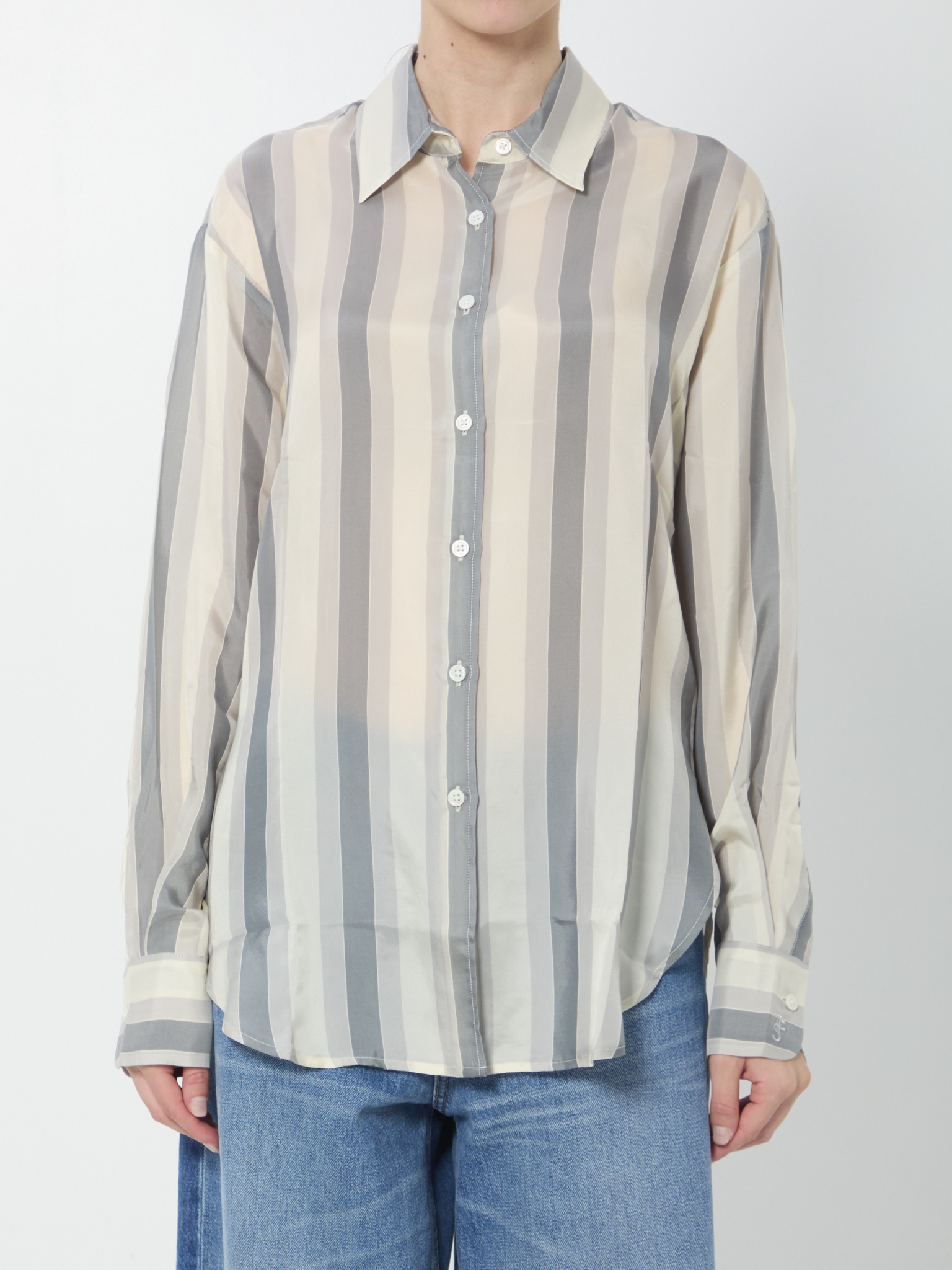 [THE FRANKIE SHOP] Shirts Long Sleeve SS26 CHFS213838620102__WG