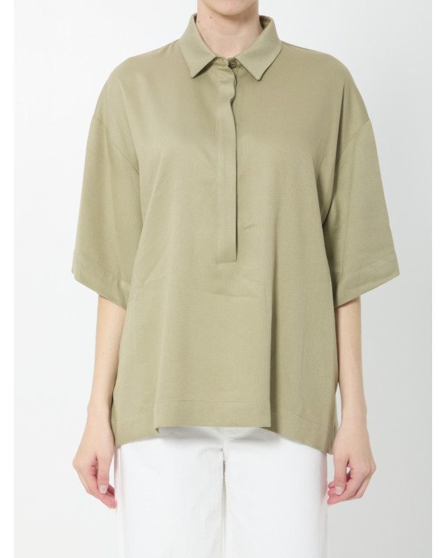 [THE FRANKIE SHOP] Shirts Short Sleeve SS26 POFS22018430__SAGE