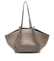 [YUZEFI] Shoulder bag FW26 LARGE MOCHI LEATHER TAUPE