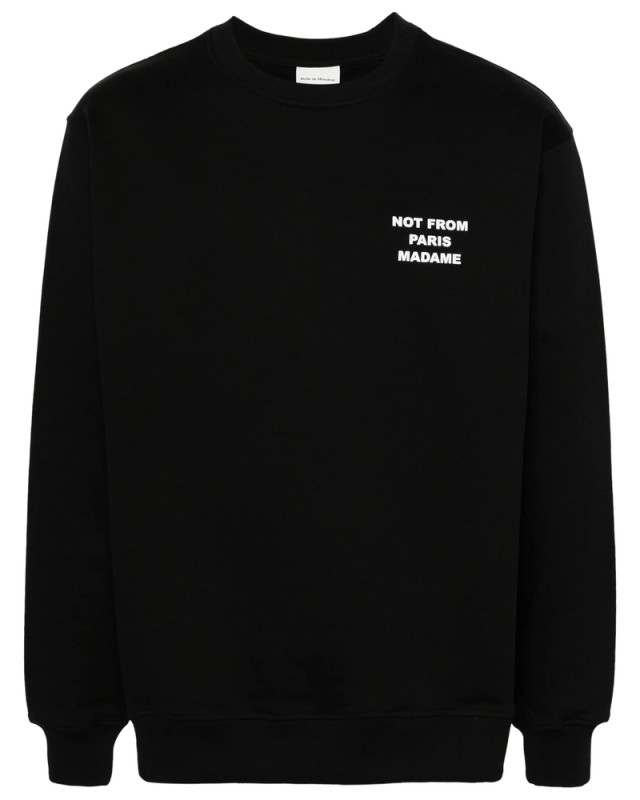 [DROLE DE MONSIEUR] Sweatshirt FW26 PERM-SW149 CO127 BLACK