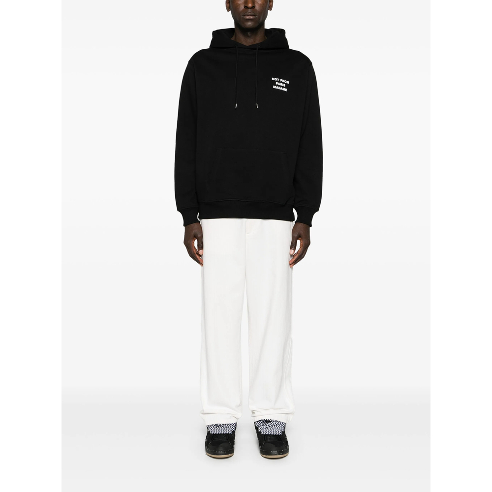 [DROLE DE MONSIEUR] Hoodie FW26 PERM-HO162 CO127 BLACK