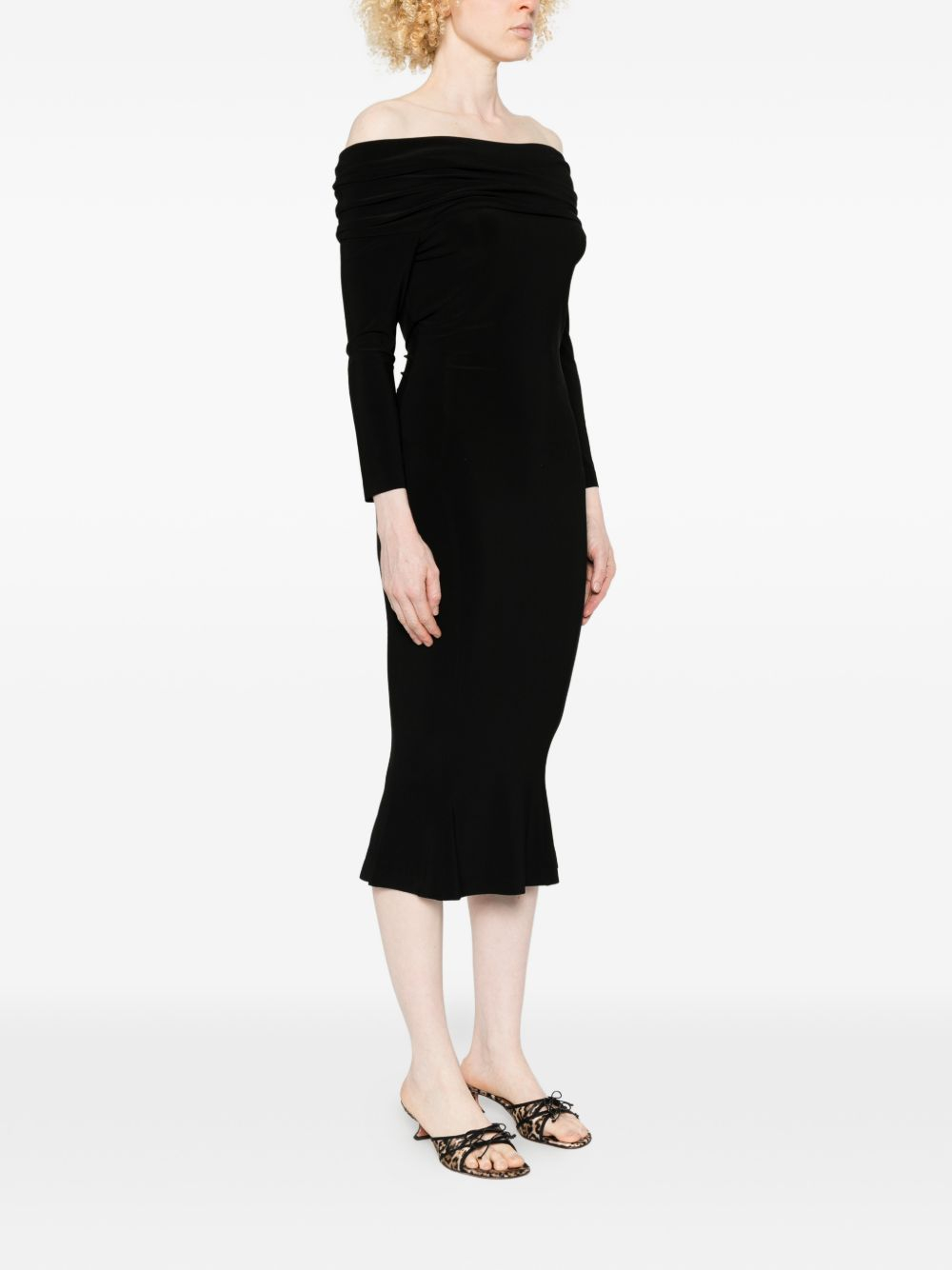 [Norma Kamali] Long sleeve dress SS26 KK1263PLT65001