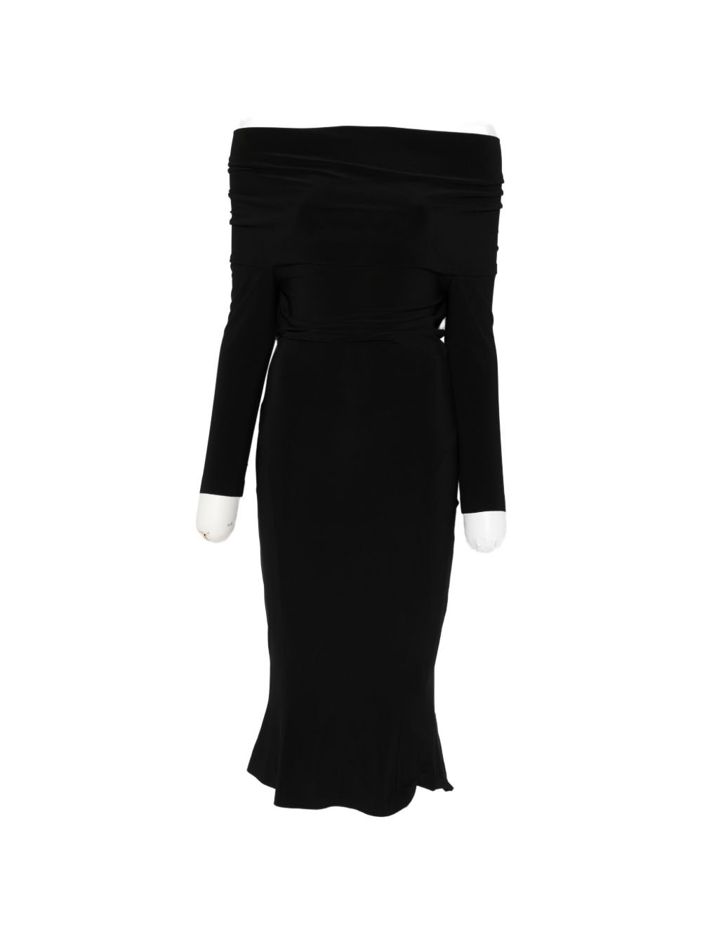 [Norma Kamali] Long sleeve dress SS26 KK1263PLT65001