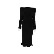 [Norma Kamali] Long sleeve dress SS26 KK1263PLT65001