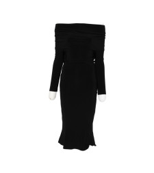 [Norma Kamali] Long sleeve dress SS26 KK1263PLT65001