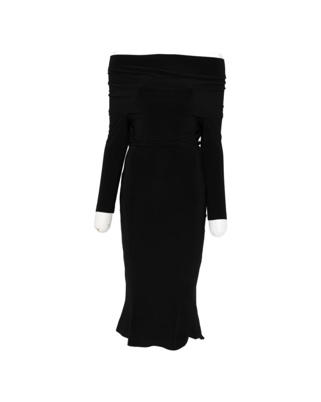 [Norma Kamali] Long sleeve dress SS26 KK1263PLT65001