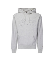 [ICECREAM] Hoodie SS26 IC26179HEATHERGREY