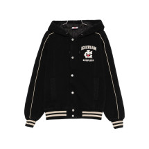 [ICECREAM] Bomber Jacket SS26 IC25401WASHEDBLACK