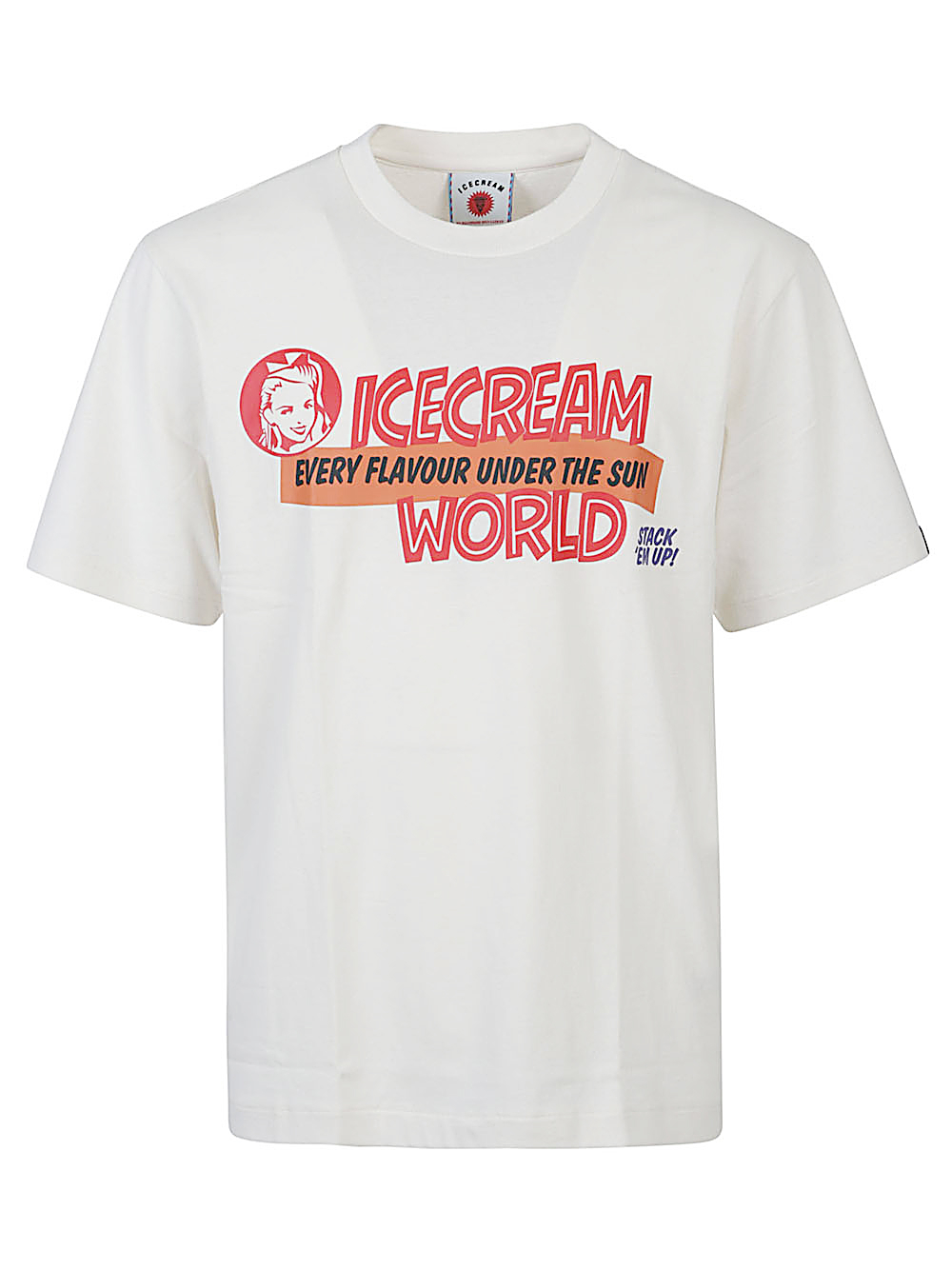[ICECREAM] T-shirts Short Sleeve FW25 IC25351OFFWHITE