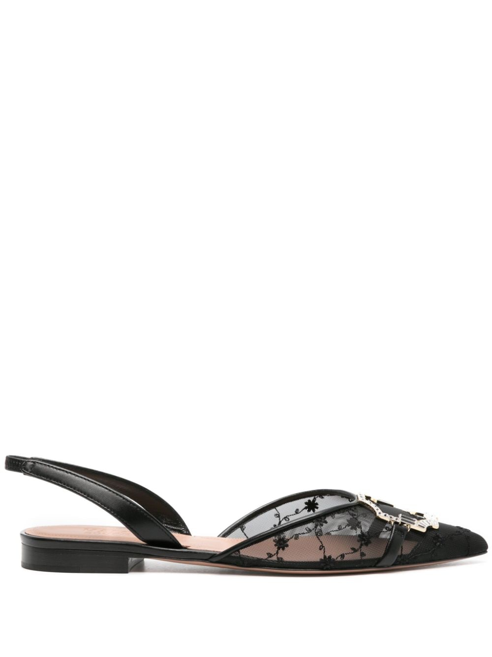 [Malone Souliers] Flat shoes SS24 MISHA107BLACK/BLACK