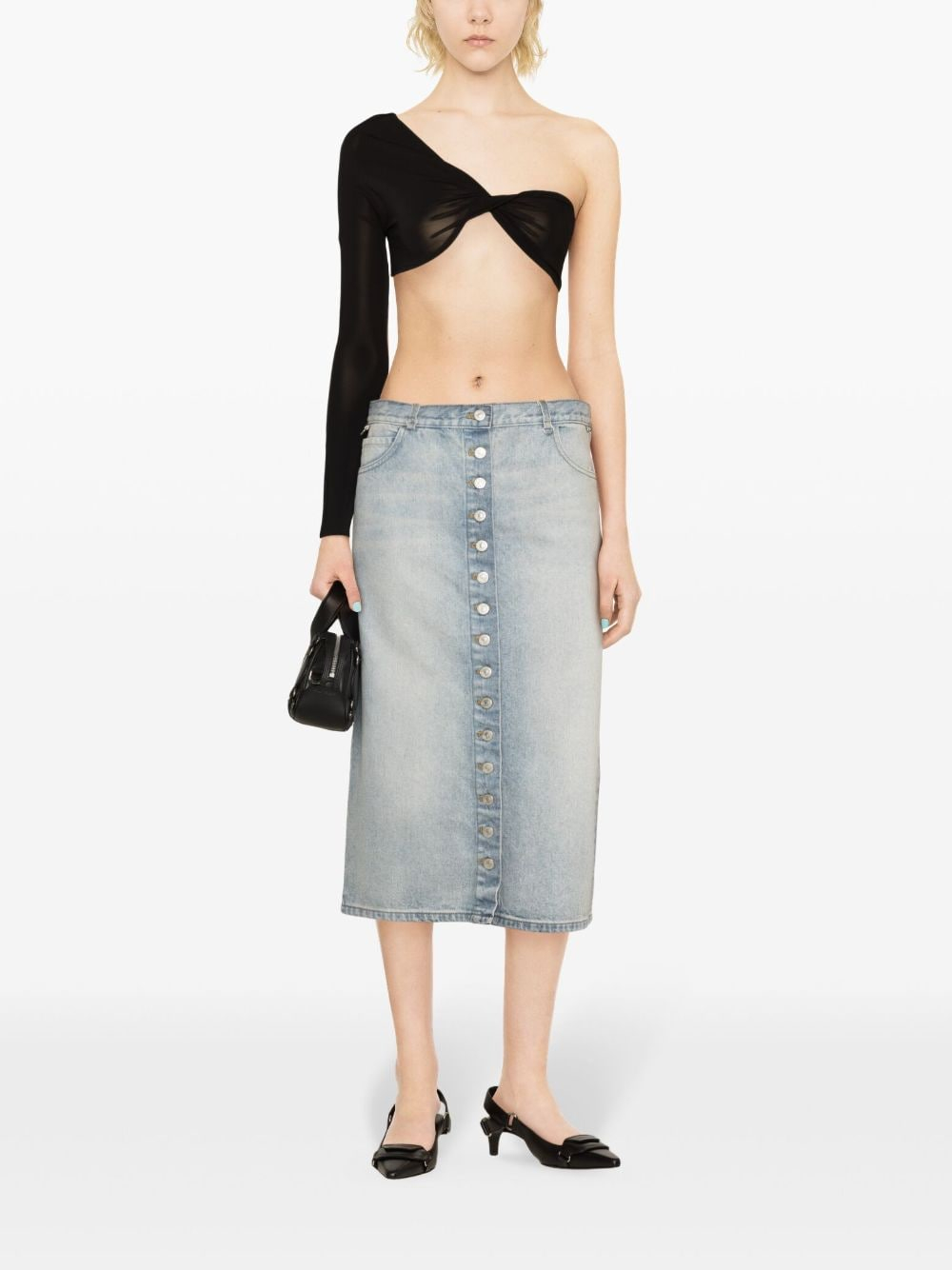 [Courreges] Midi skirt SS24 124DJU155DE00167011