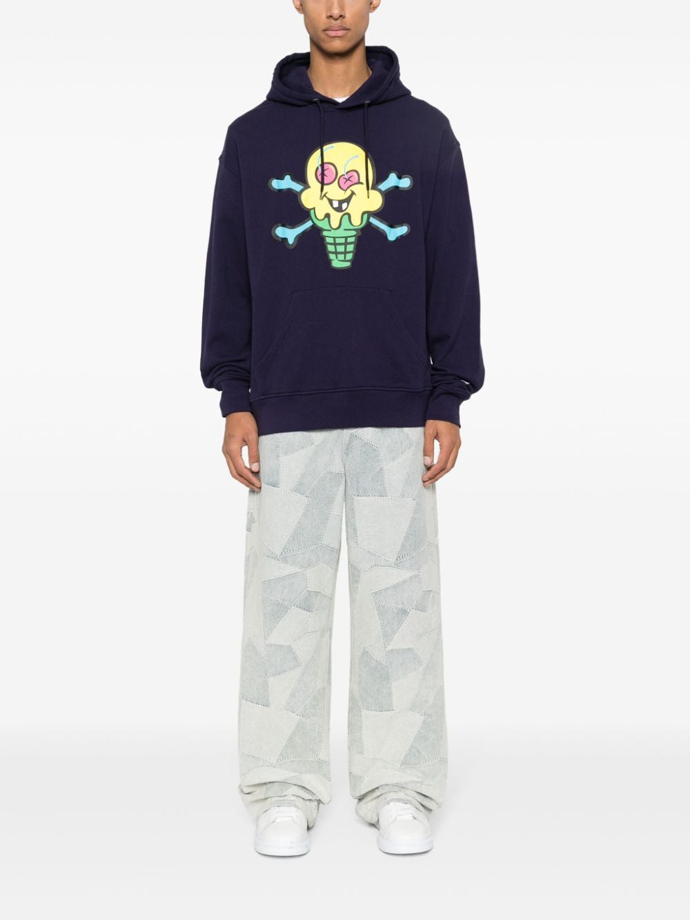 [ICECREAM] Hoodie SS24 IC23447NAVY