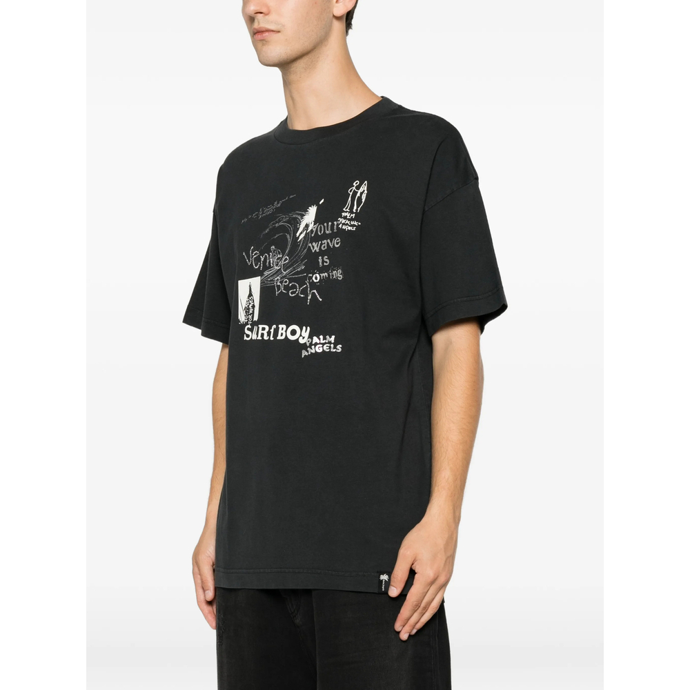 [Palm Angels] T-shirts Short Sleeve FW26 PAMAA001J R007 1110