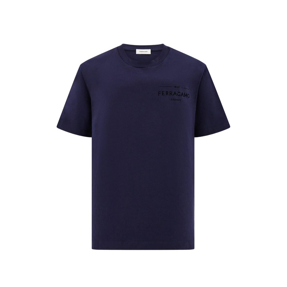 [Ferragamo] T-shirts FW26 145920 0796592 BLU