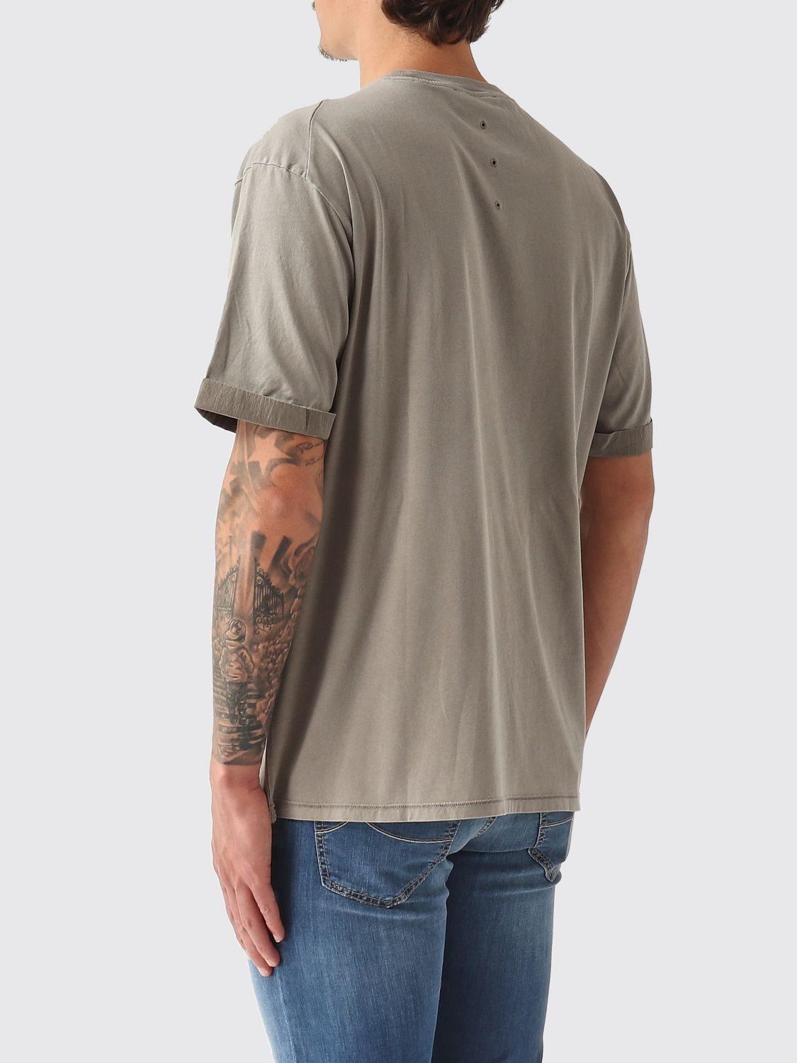 [Premiata] T-shirts Short Sleeve SS26 PA1051MD CALCARIOGREY