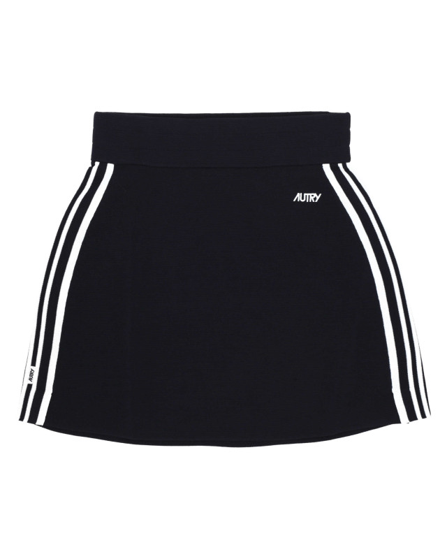 [AUTRY] Mini skirt SS26 SKPW031BKNIT BLUE