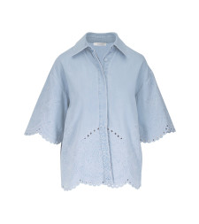 [Zimmermann] Shirts Short Sleeve SS26 7214TRS263ICESTM