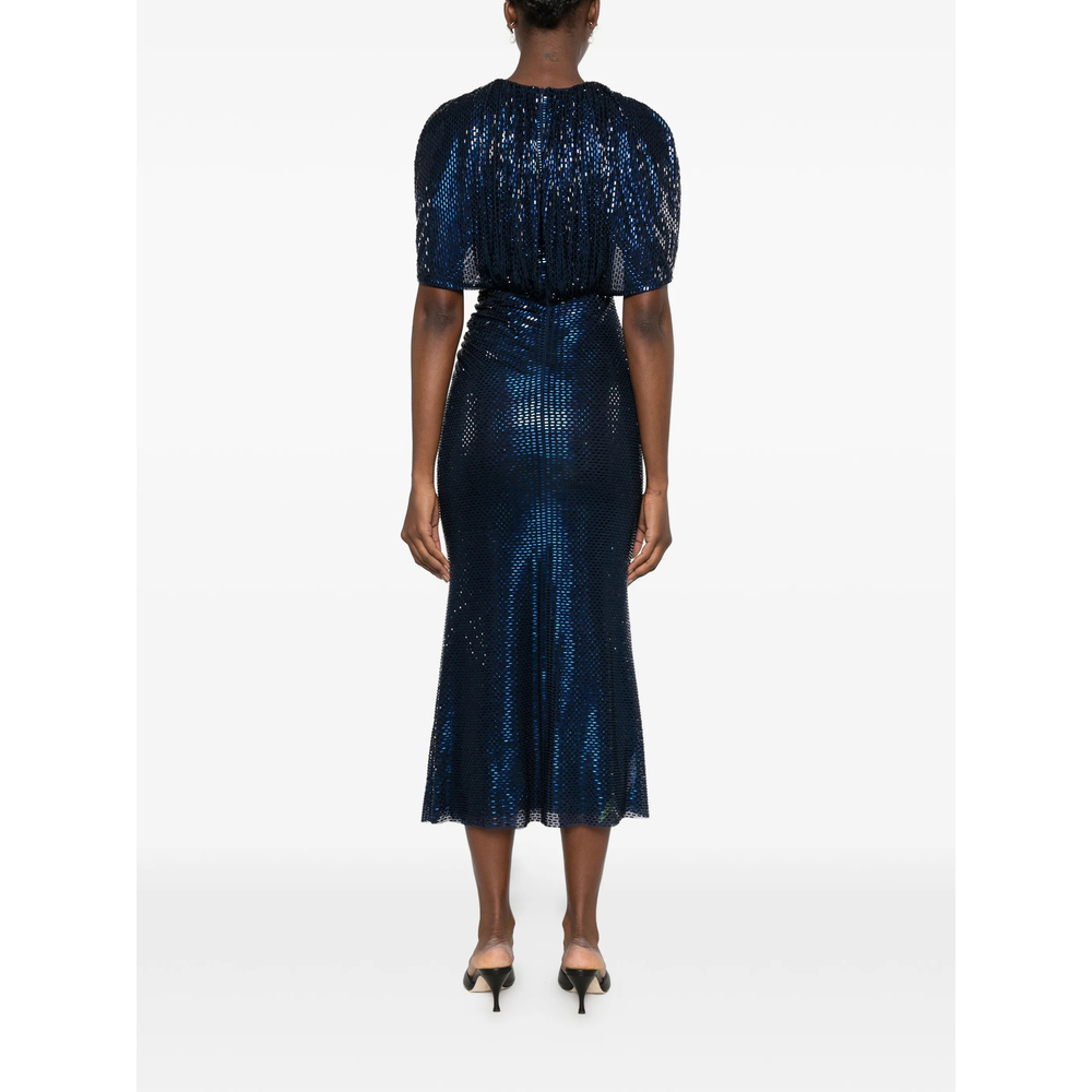 [Self-portrait] Short sleeve dress FW26 PF26-054M-N  NABLU