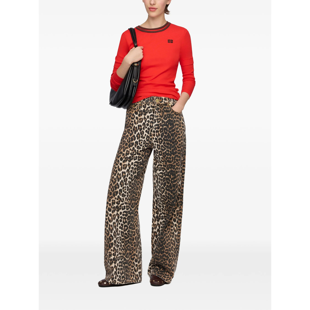 [GANNI] T-shirts Long Sleeve FW26 A1040390  472