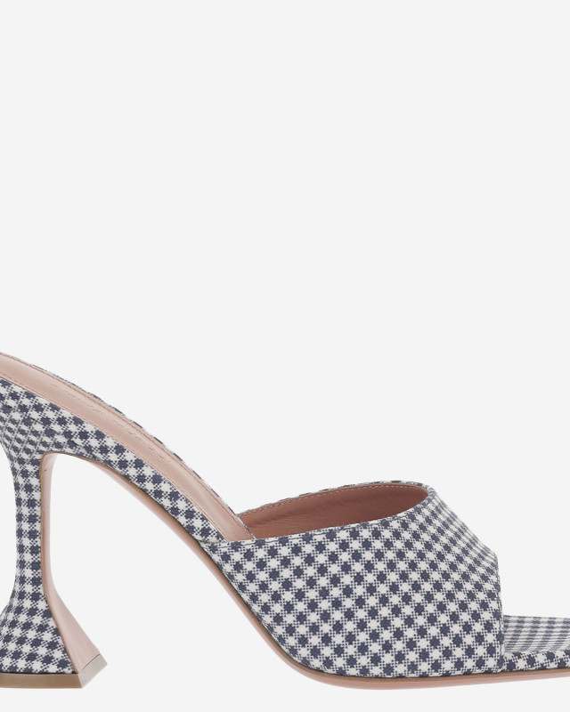 [Amina Muaddi] Pumps SS26 LUPITASLIPPER95BLUEWHITE