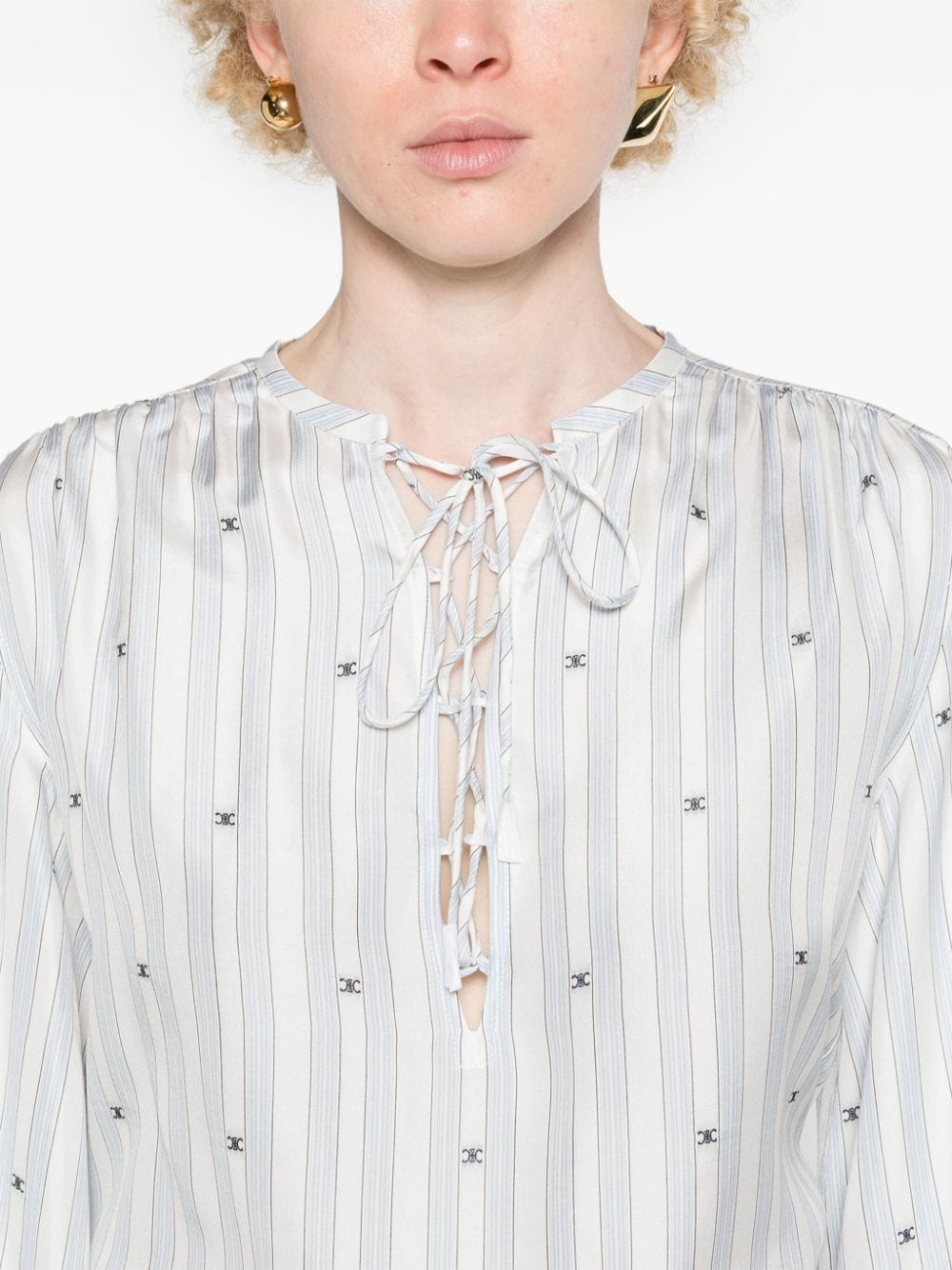 [Celine] Shirts Long Sleeve FW24 2C97A055X01KU