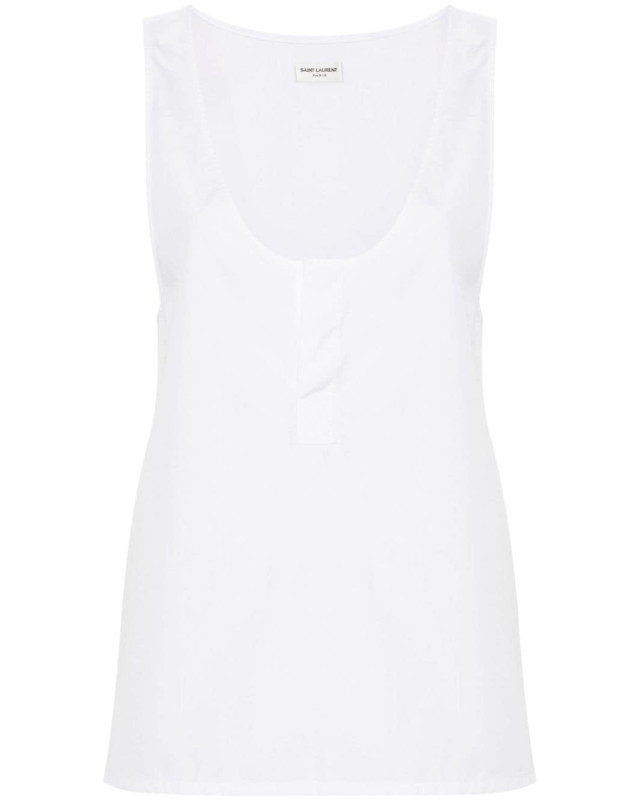 [Saint Laurent] T-shirts Sleeveless SS24 790074Y227W9000