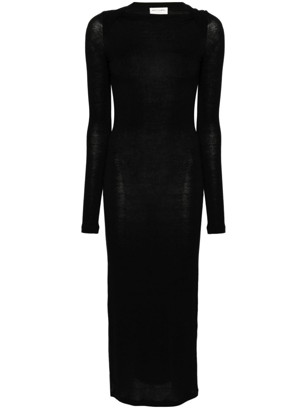 [Saint Laurent] Long sleeve dress SS24 775362Y37NW1000