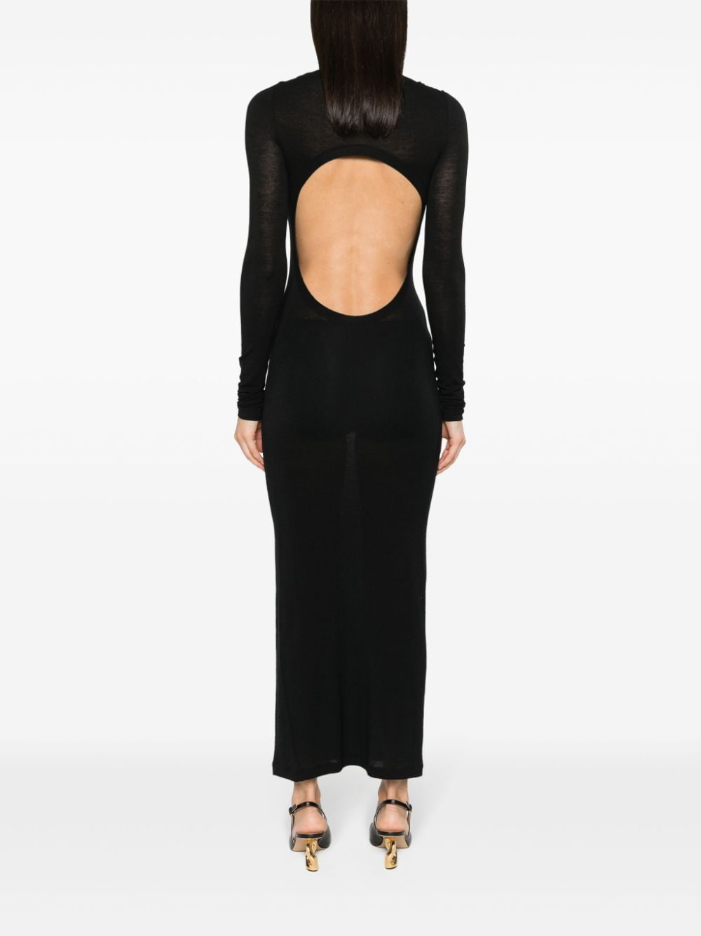 [Saint Laurent] Long sleeve dress SS24 775362Y37NW1000