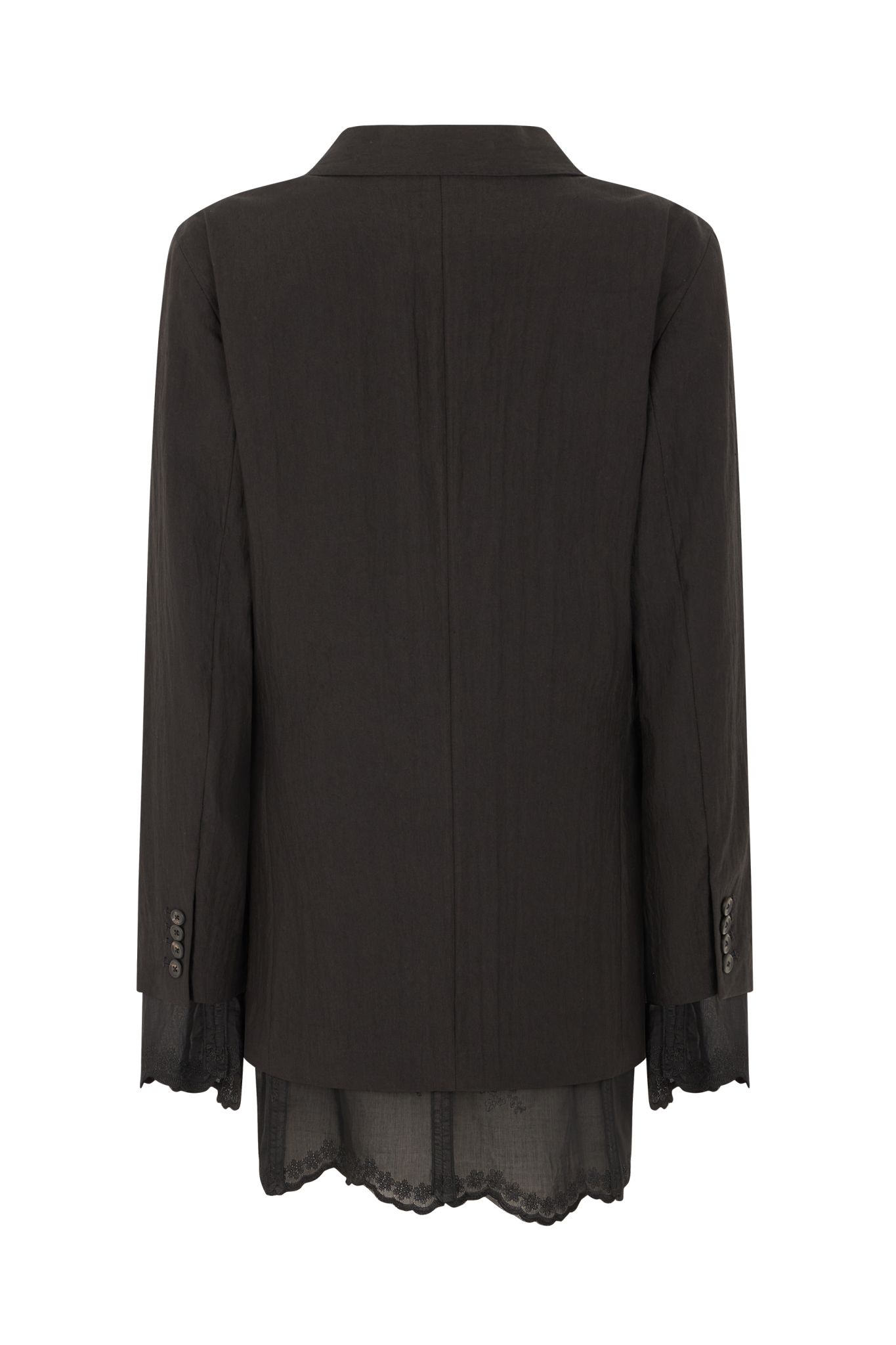 [Our Legacy] Blazer SS26 W2260RSB_SOOTBLACKTECHFLAX