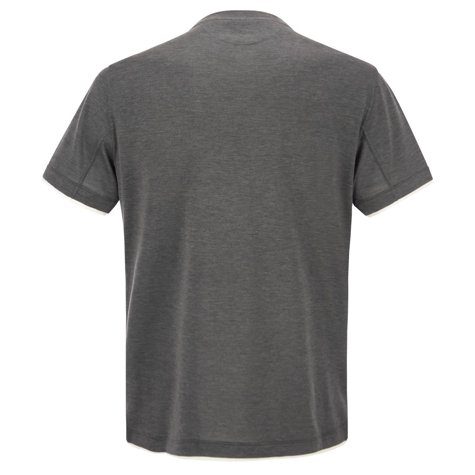 [Brunello Cucinelli] T-shirts Short Sleeve CO MD8217427 CWD40