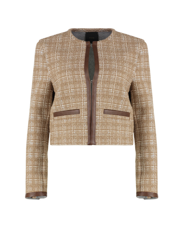 [PINKO] Tweed jacket SS25 104834A2BR_CI8