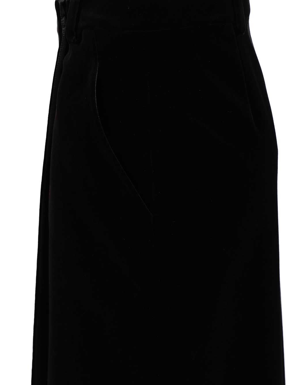 [Saint Laurent] Long skirt FW25 826769Y580T1000