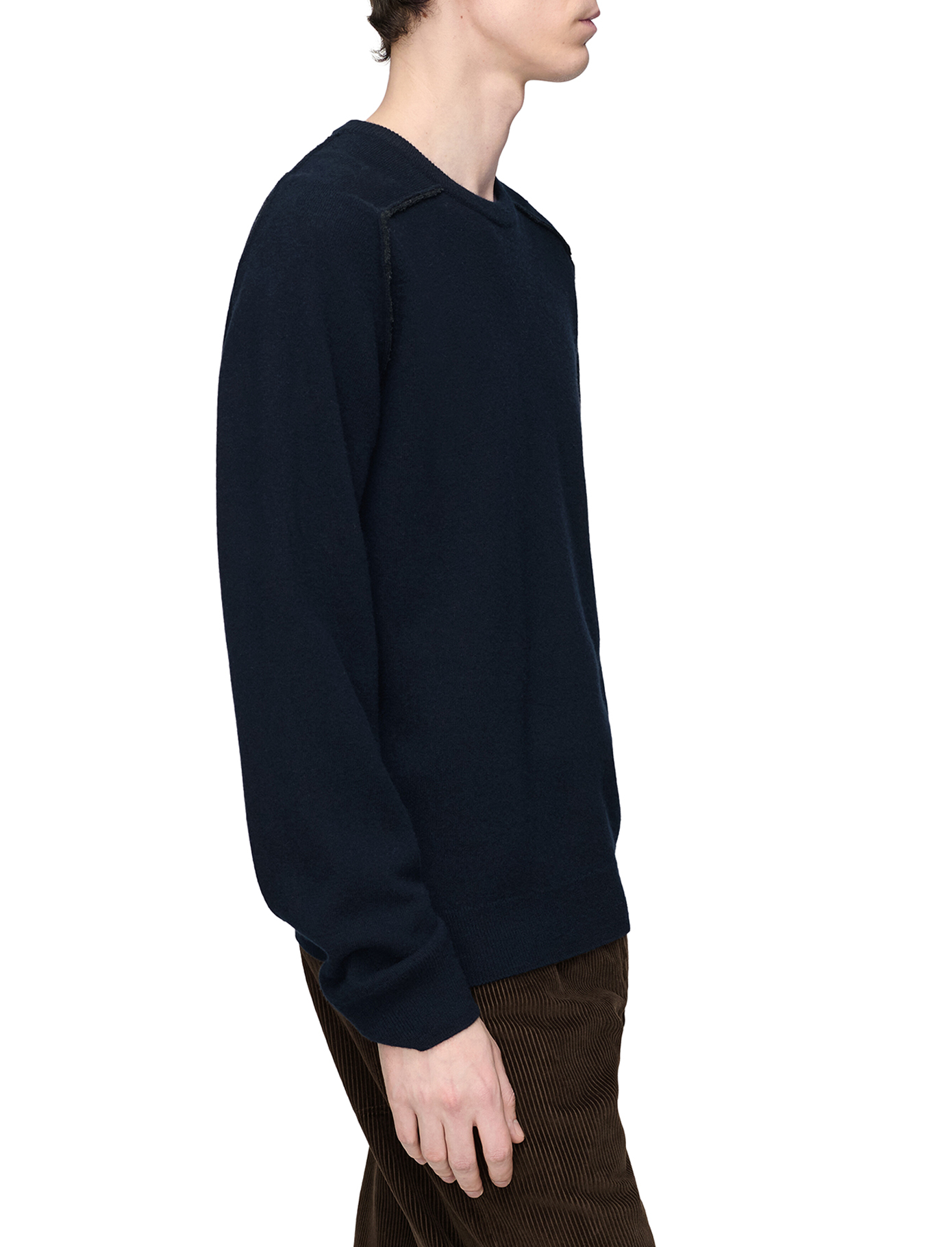 [Maison Margiela] Knitwear FW26 S50HL0070M13303511F NAVY DARK GREY