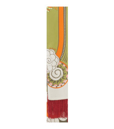 [La Double J] Scarf FW26 SCA0075SIL006AMB03GR02 AMBROSIA PLACEE