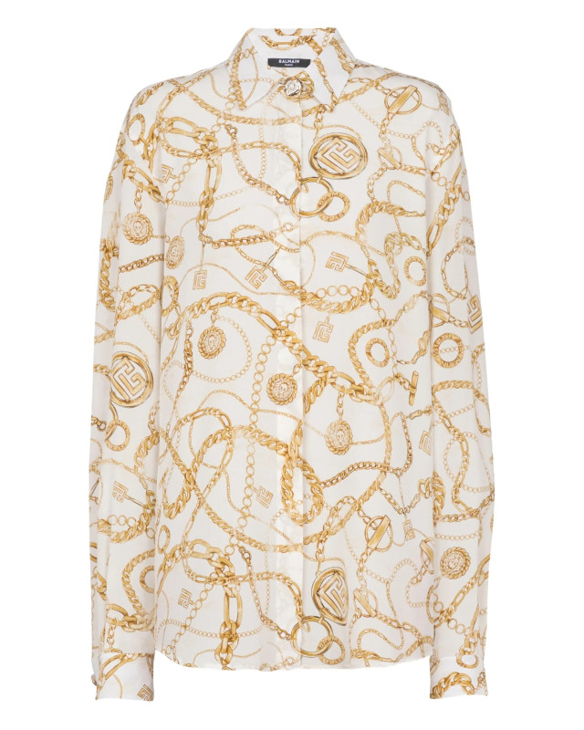 [BALMAIN PARIS] Shirts Long Sleeve FW25 FF1HS435 SF00