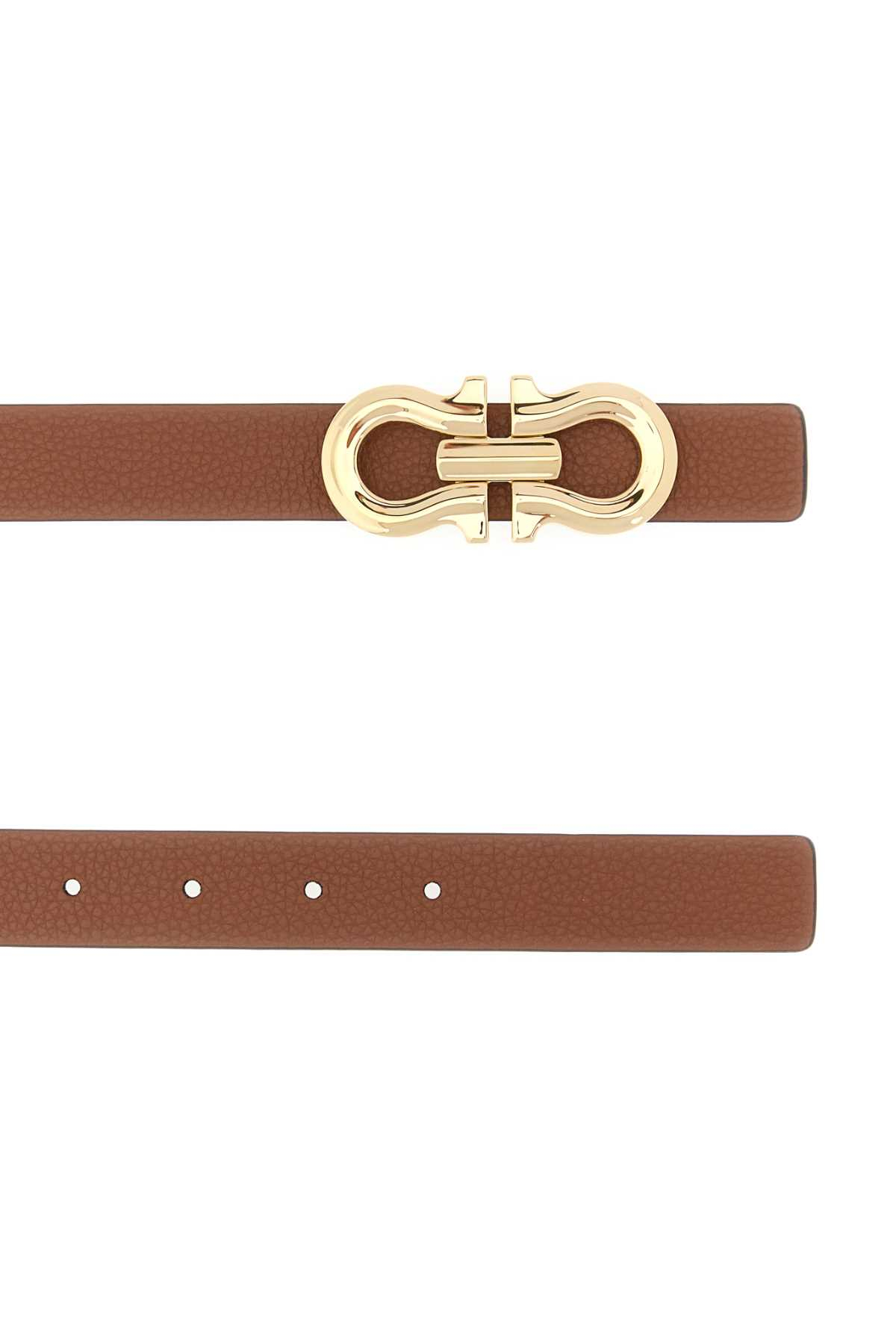 [Salvatore Ferragamo] Belt FW26 230329775597 NEWCOGNACNERO