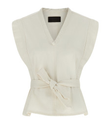 [LEMAIRE] Shirts Sleeveless SS26 OT0011LD1069WH086