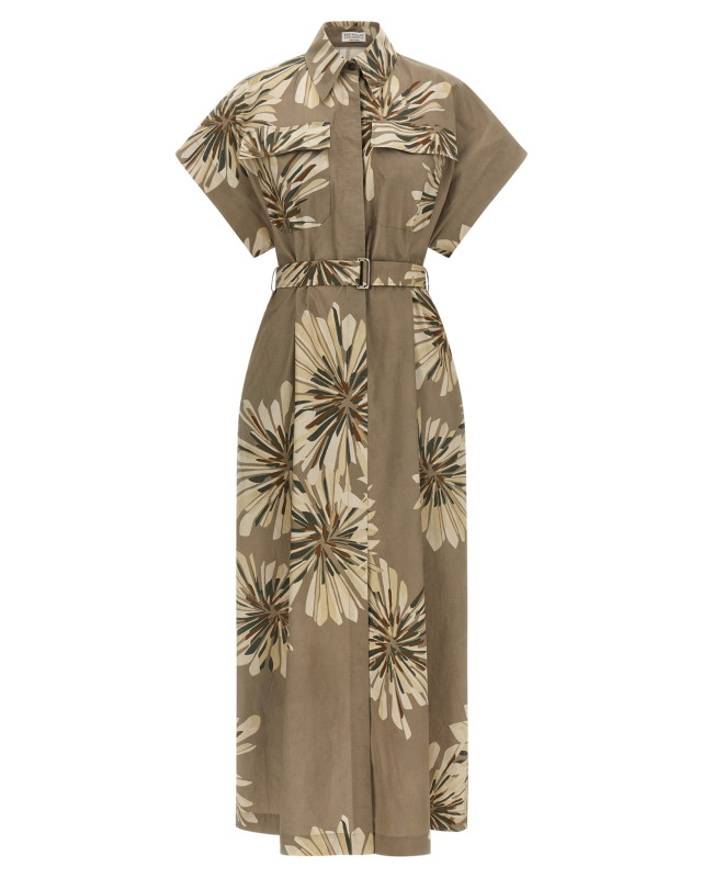 [Brunello Cucinelli] Short sleeve dress SS26 MQ197A5475C009