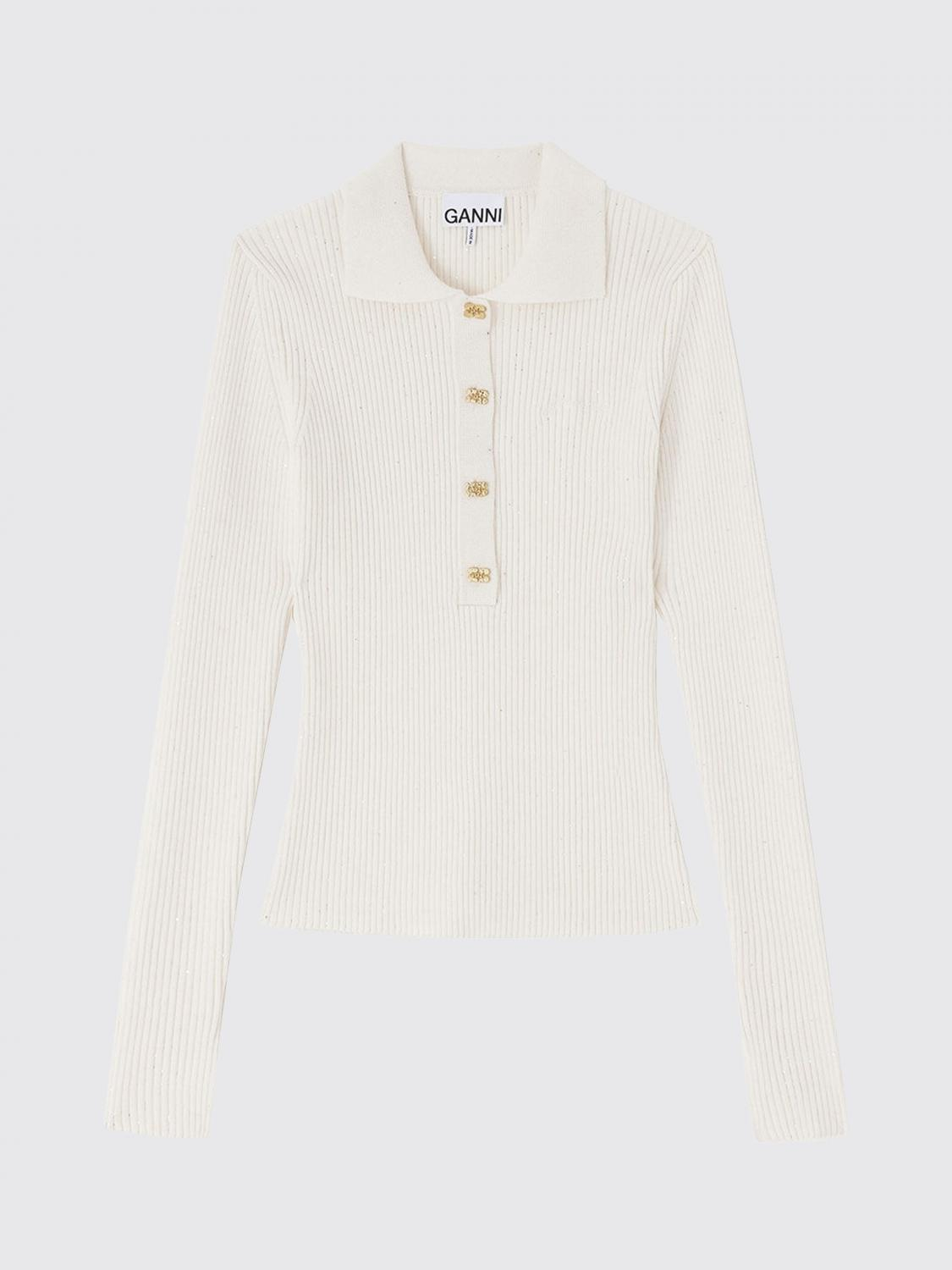 [GANNI] T-shirts Long Sleeve SS26 A1070085 135