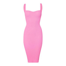 [Hunza G] Sleeveless dress FW26 DTANKCRBUBBLEGUM