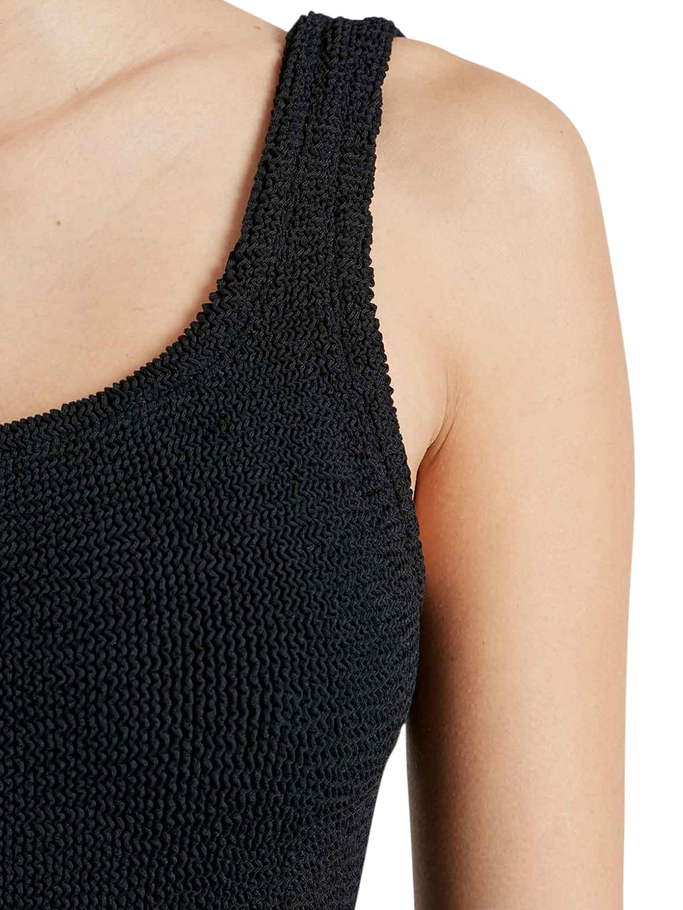 [Hunza G] Bikini FW26 SSQUARECRBLACK