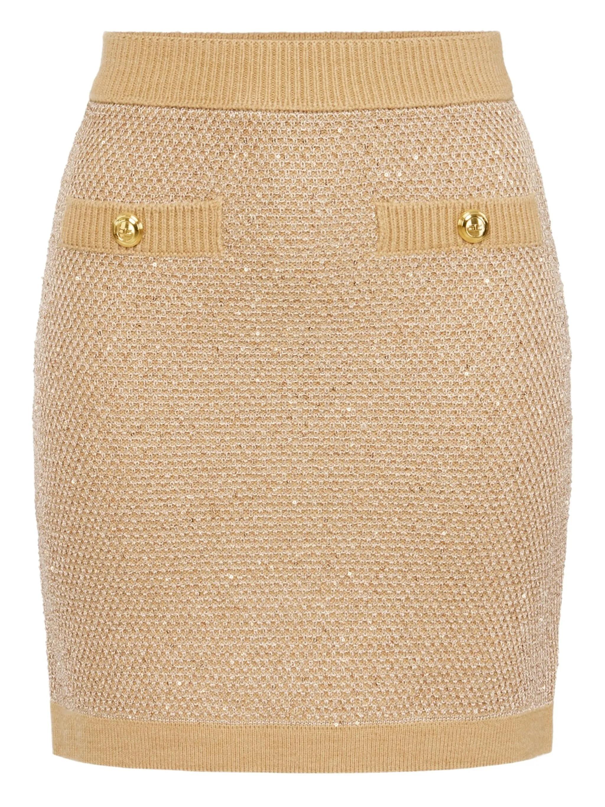[ELISABETTA FRANCHI] Mini skirt FW25 GK23T57E2