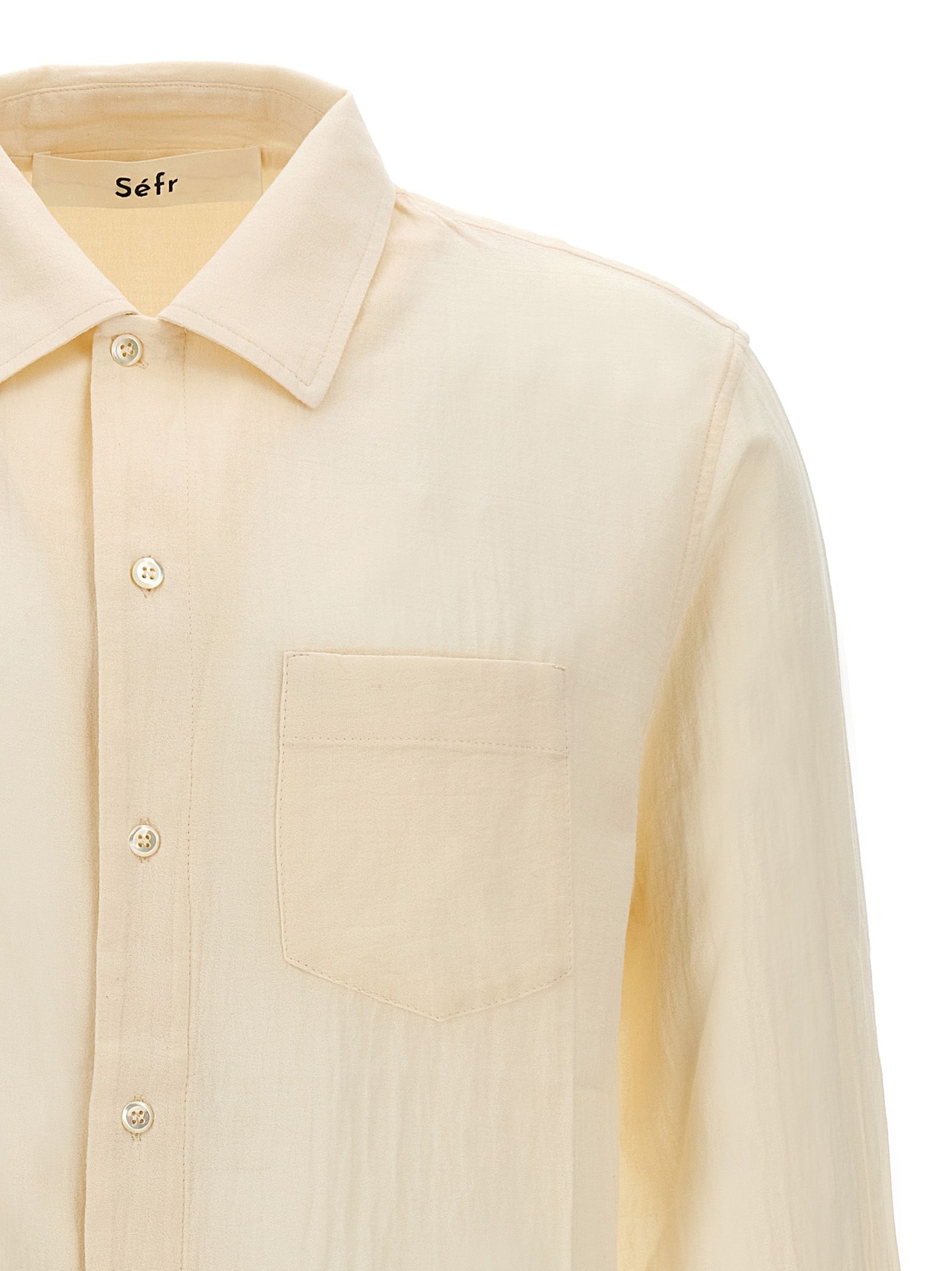 [Sefr] Shirts Long Sleeve SS26 FW23LEOVANILLAWHITE