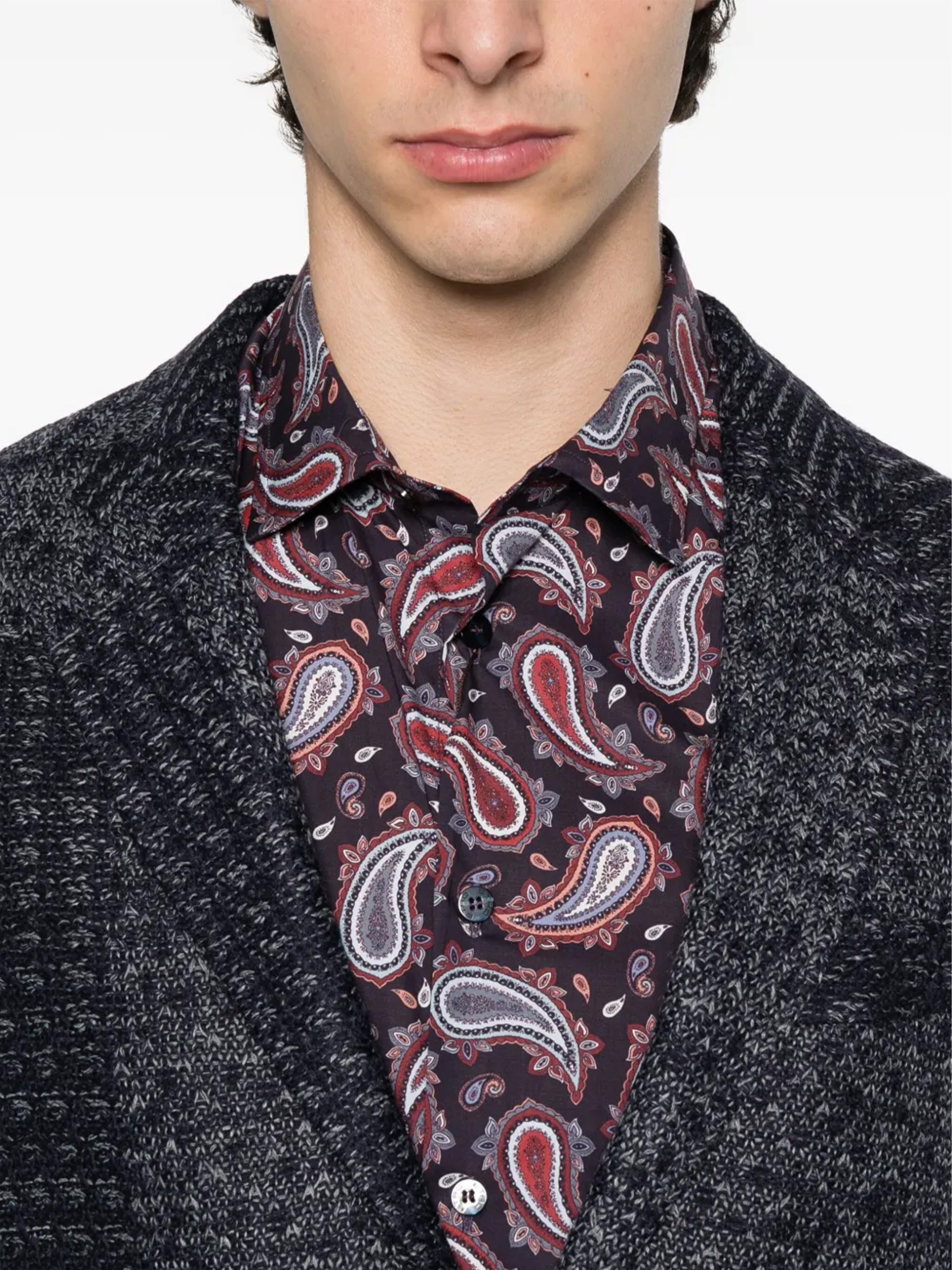 [Etro] Shirts Long Sleeve FW25 MRIB0005 99SAED9