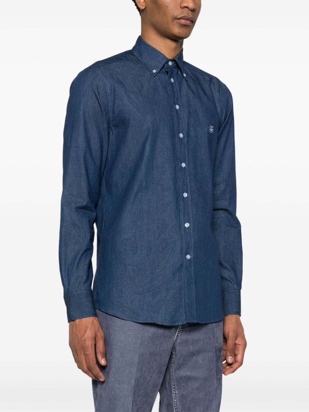 [Etro] Shirts Long Sleeve FW25 MRIB0004 99SA531