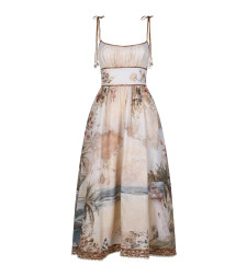 [Zimmermann] Sleeveless dress FW26 7895DSS263ISMB